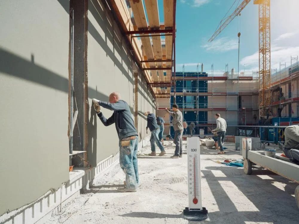 Tynki do jakiej temperatury? Kluczowe zasady dla trwałości i prawidłowego wiązania