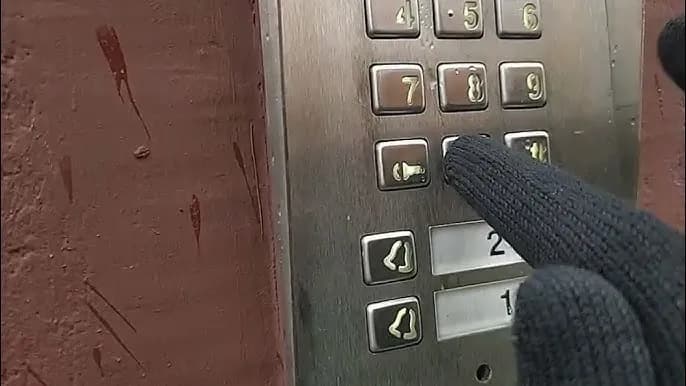 Domofon Aco - Otwieranie kodem instalatora