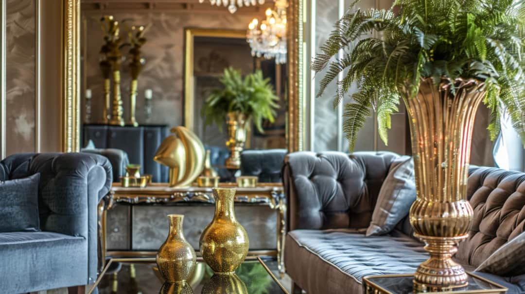 Ozdoby do domu w stylu glamour: 9 luksusowych dodatków