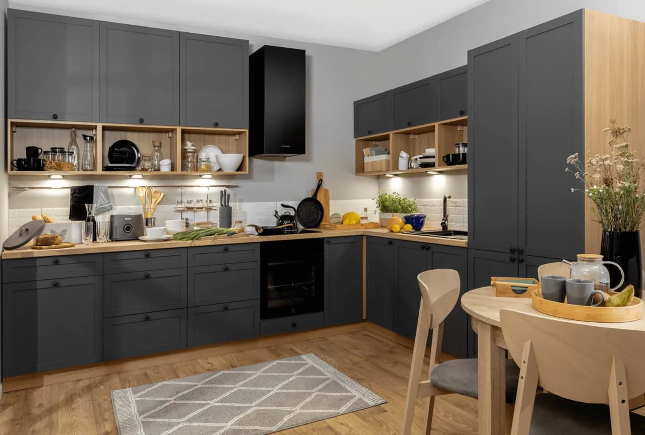 Kuchnia popiel z drewnem - Inspiracje i aranżacje