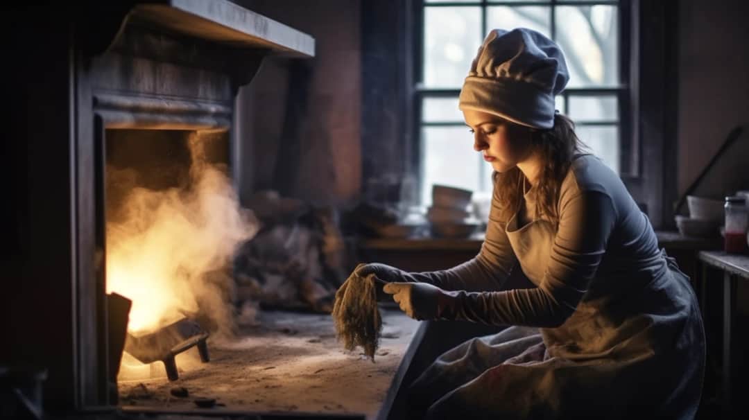 Czym czyścić szybę od kominka?