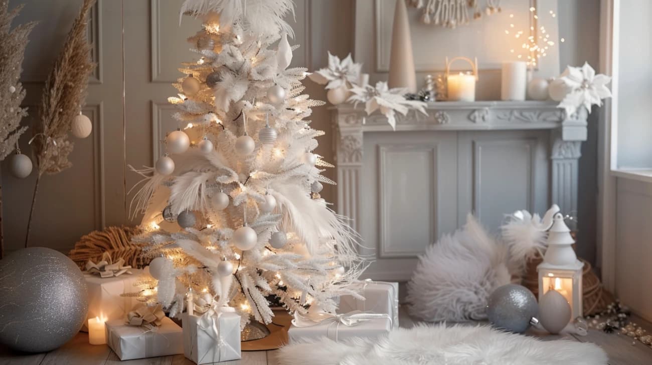 Biała choinka: Jak ubrać ją, by wyglądała elegancko?