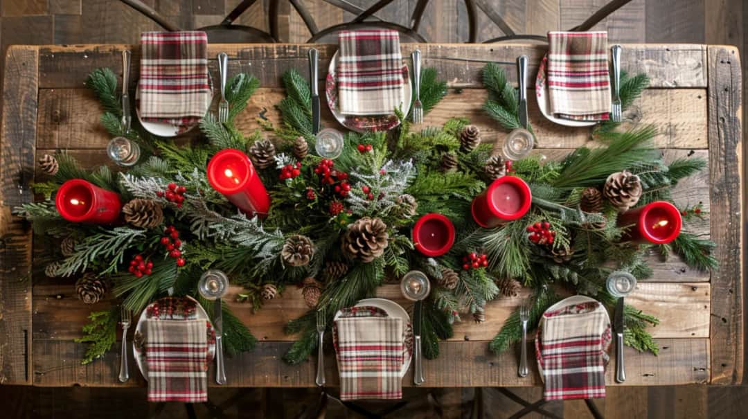 Dekoracje świąteczne stołu: 10 pięknych pomysłów na nakrycie