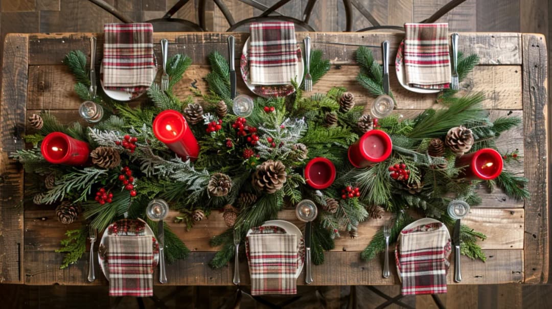 Dekoracje świąteczne stołu: 10 pięknych pomysłów na nakrycie