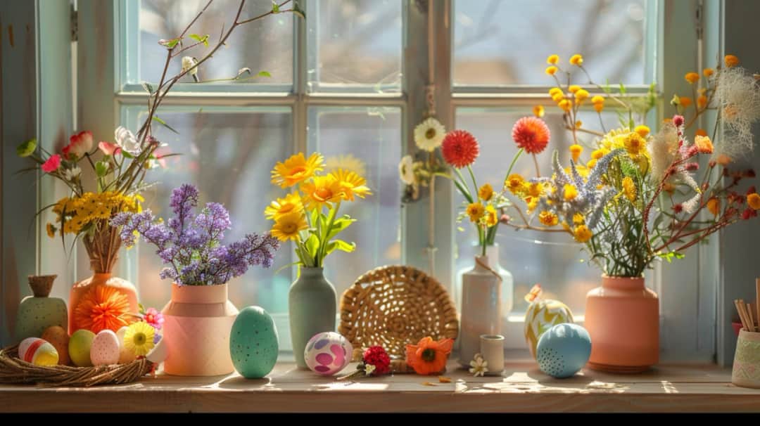 Ozdoby wielkanocne na okna: 7 wiosennych inspiracji