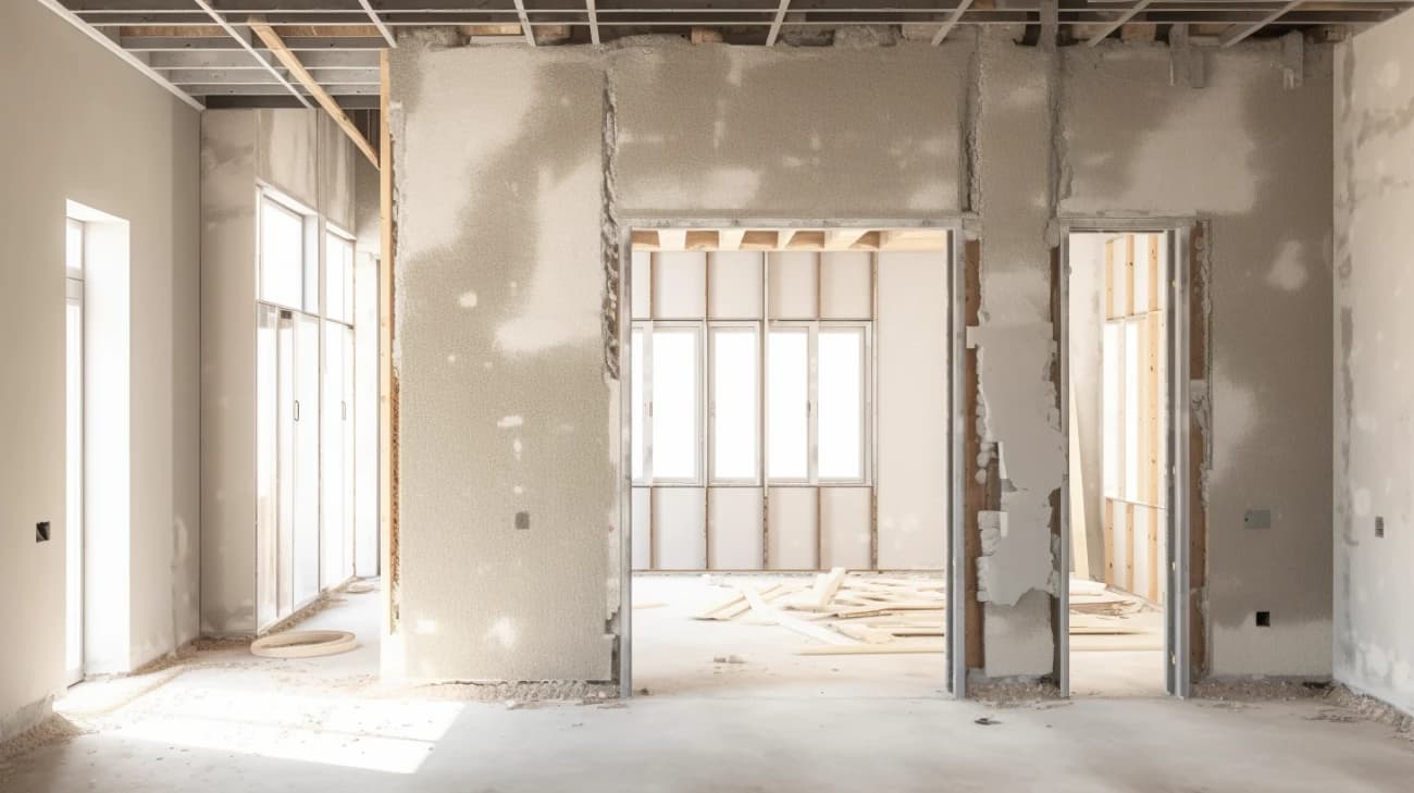 Ścianka dzialowa z plyt gipsowo kartonowych - wady i zalety