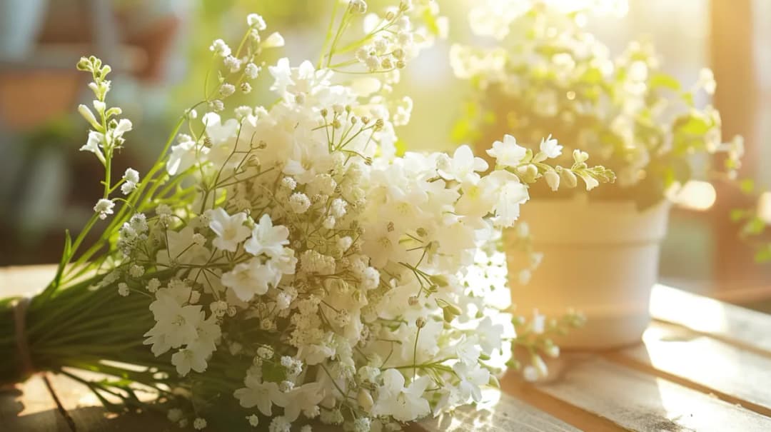 Białe kwiaty: 15 delikatnych propozycji do bukietów i doniczek
