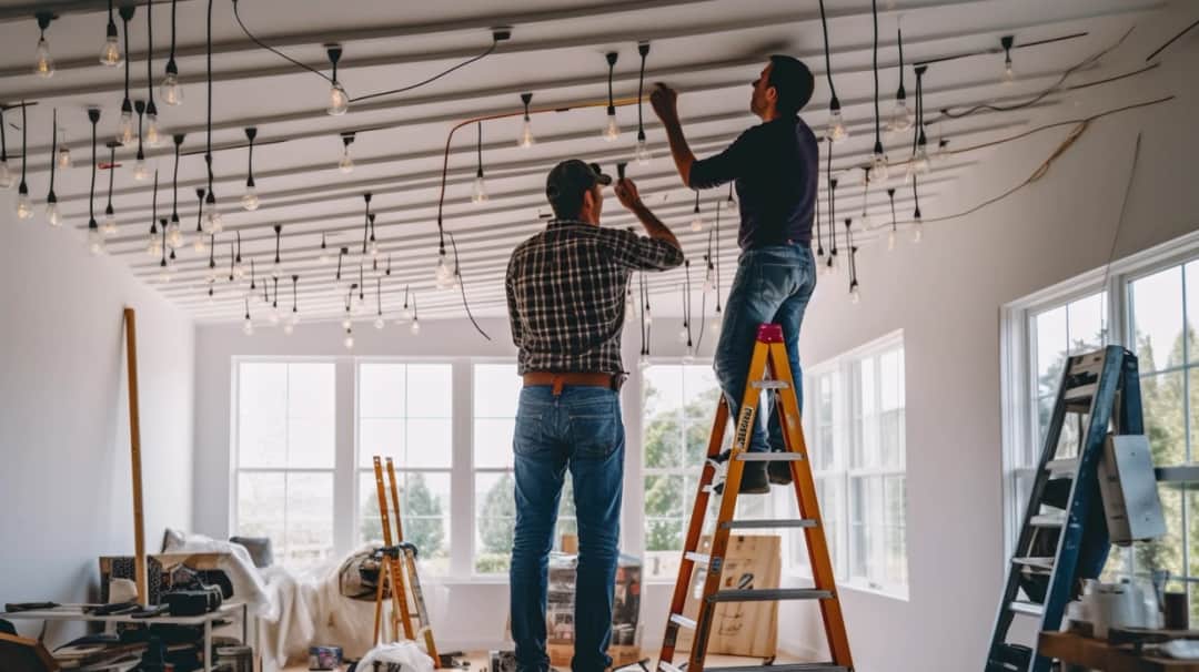 Jaka jest cena montażu lampy sufitowej?