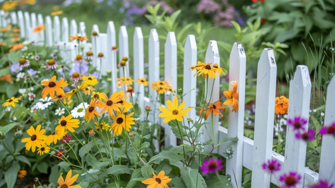 Kwiaty przy ogrodzeniu: Jak założyć rabaty kwiatowe?