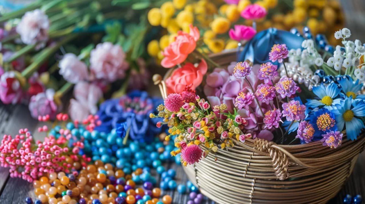 Ozdoby do wazonu i kwiatów: Jak udekorować bukiet?