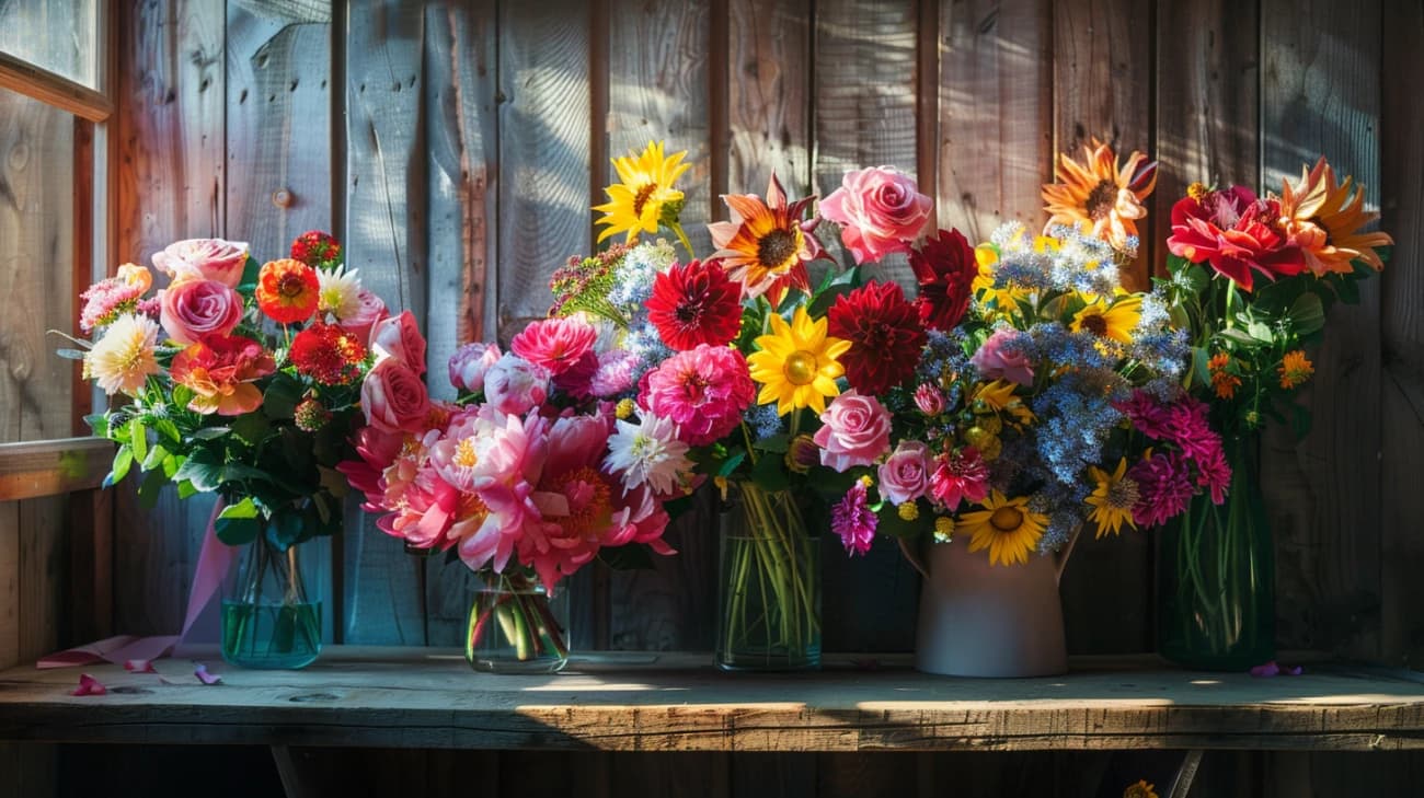 Piękne bukiety kwiatów: 9 inspiracji na kompozycje