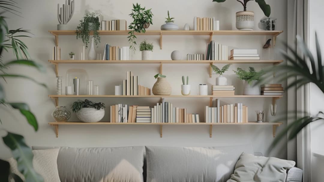 Aranżacja półek ściennych: 7 pomysłów na dekorację ścian