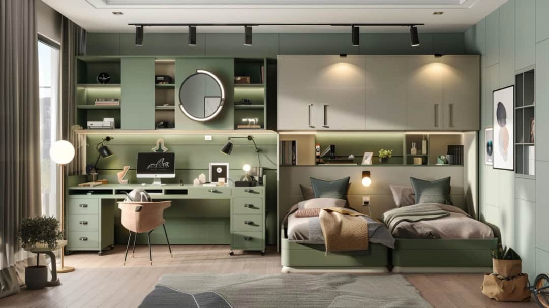 Pokój dla dwóch nastolatków: 7 pomysłów na aranżację