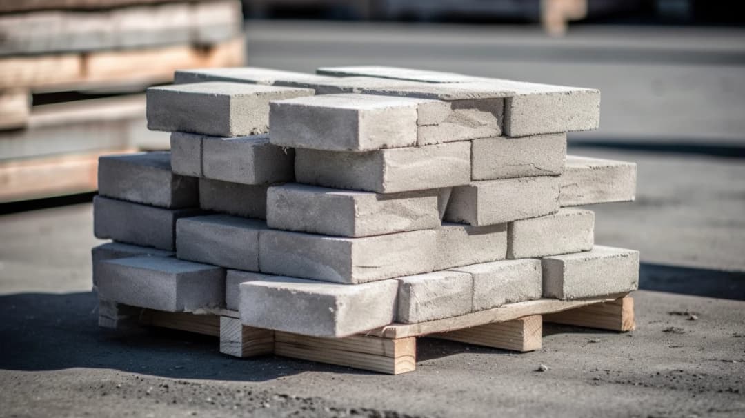 Ile metrów jest na palecie kostki brukowej?